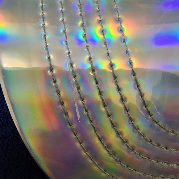 NWT Von Dutch Holographic Trucker Hat VD Logo Y2K Iridescent - Picture 12 of 12